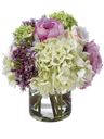Bouquet con ortensie e peonie